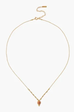 Chan Luu Necklaces^Rose Micro Evil Eye Gold Necklace