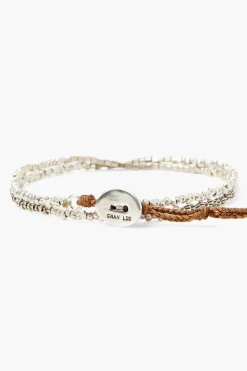 Chan Luu Bracelets^Silver Cube Wrap Bracelet