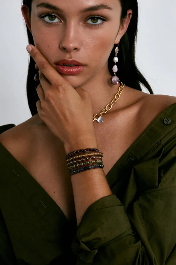 Chan Luu Bracelets^Terra Wrap Bracelet Multi Mix