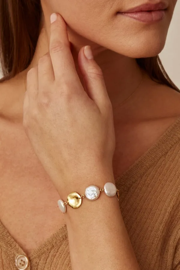 Chan Luu Bracelets^White Keshi Pearl Bracelet
