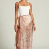 Chan Luu Bottoms^Zebra Print Sarong Sequoia